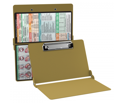 WhiteCoat Clipboard® - Tactical Brown OB Ultrasonography Edition